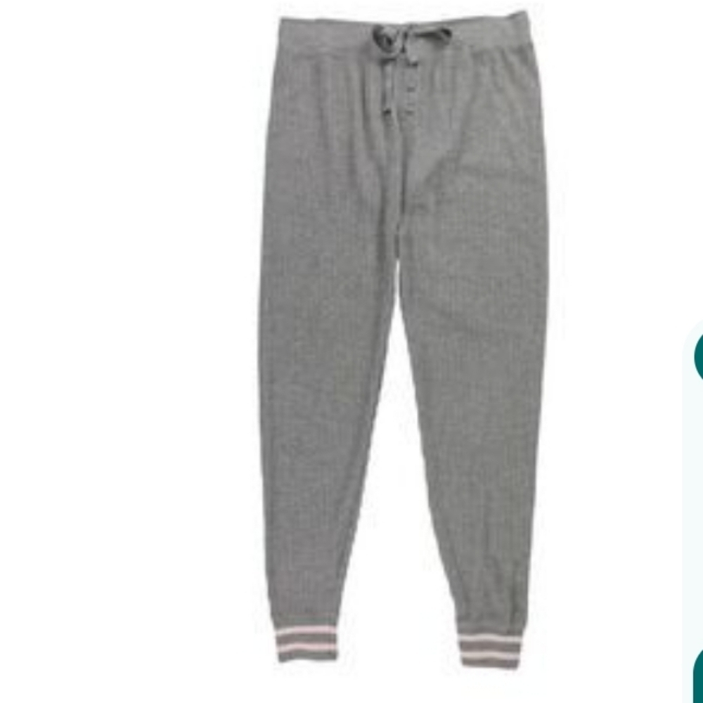 PJ Salvage Gray Jogger Pop Clink Fizz Pajama Pantssize Large